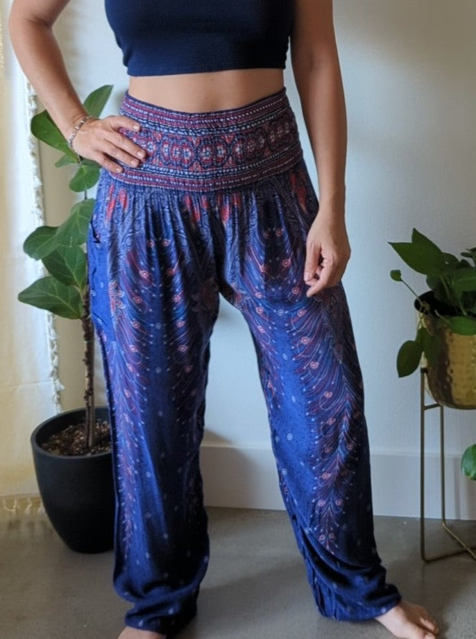 Blue Harem Pants
