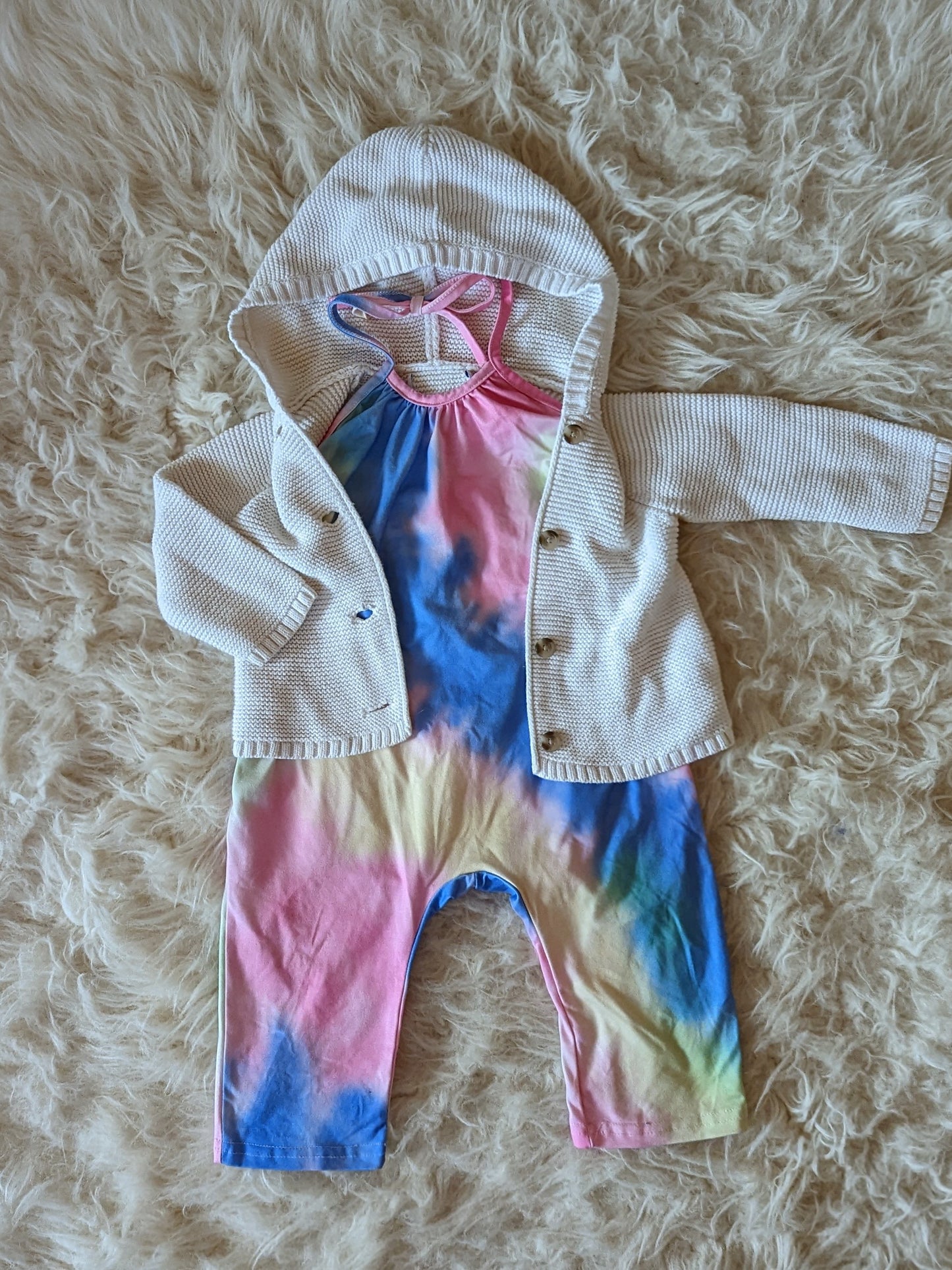 Kids Tie Dye Jumpsuit