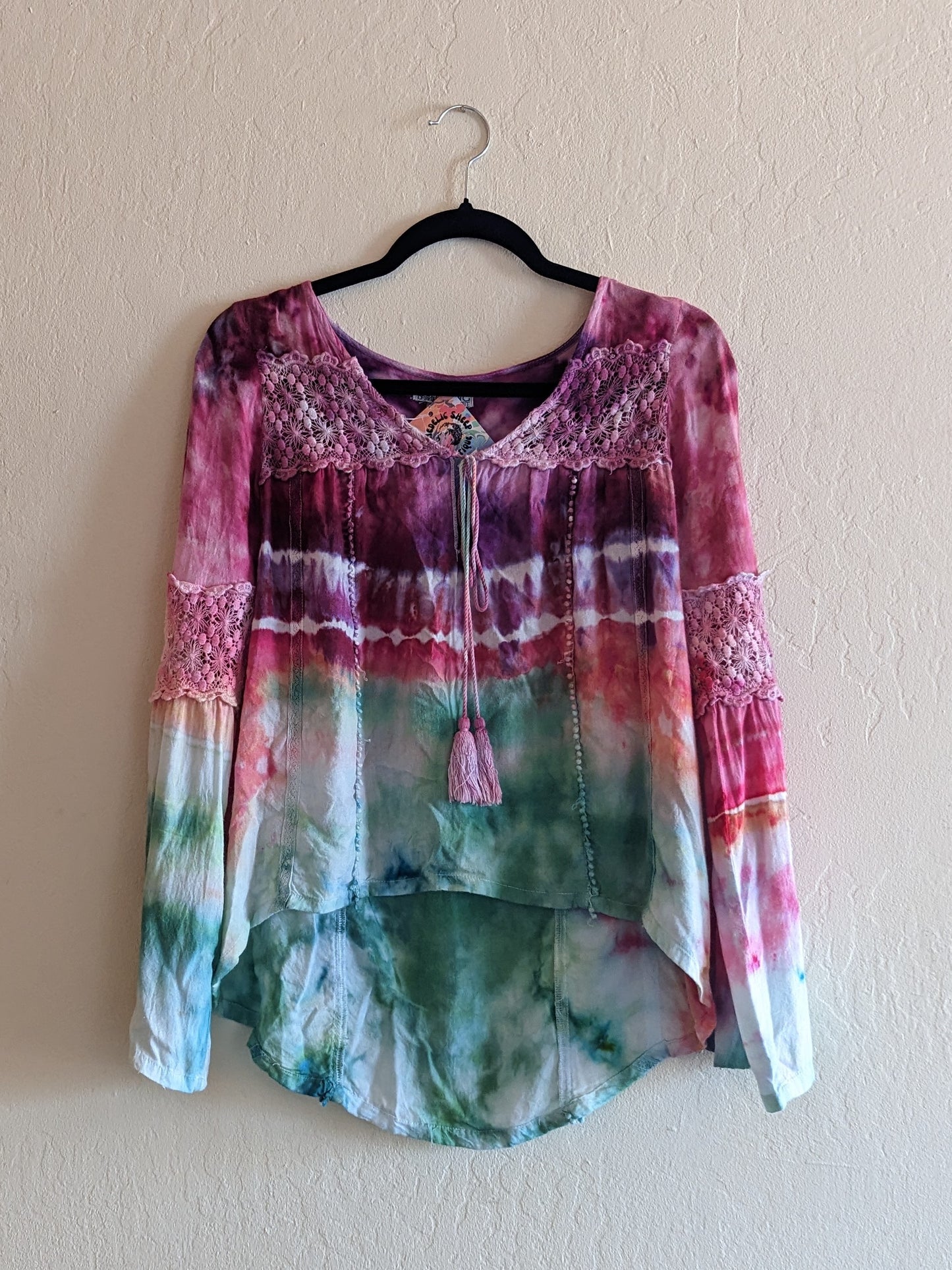 Tie Dye Boho Top