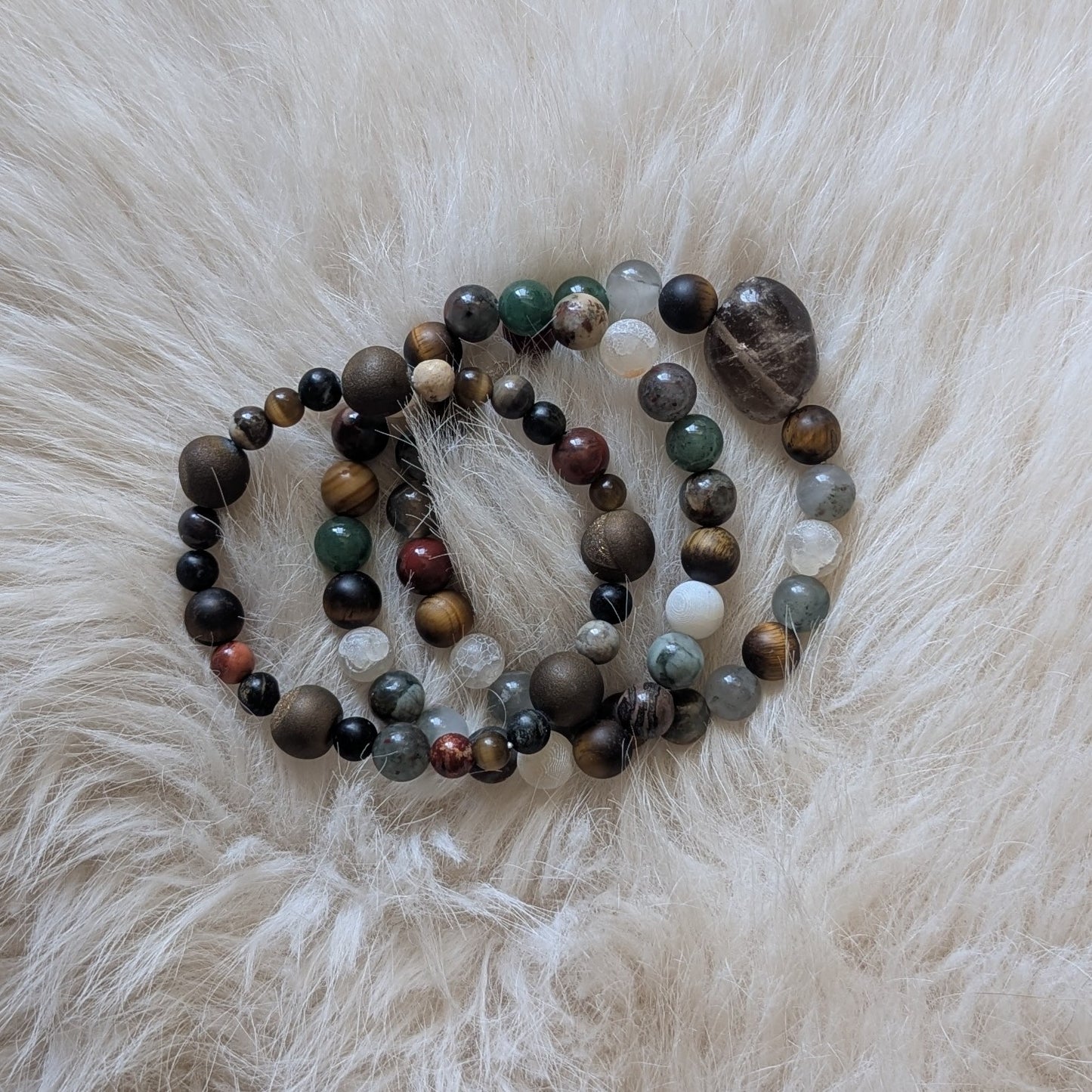 Crystal & Glass Bead Bracelets
