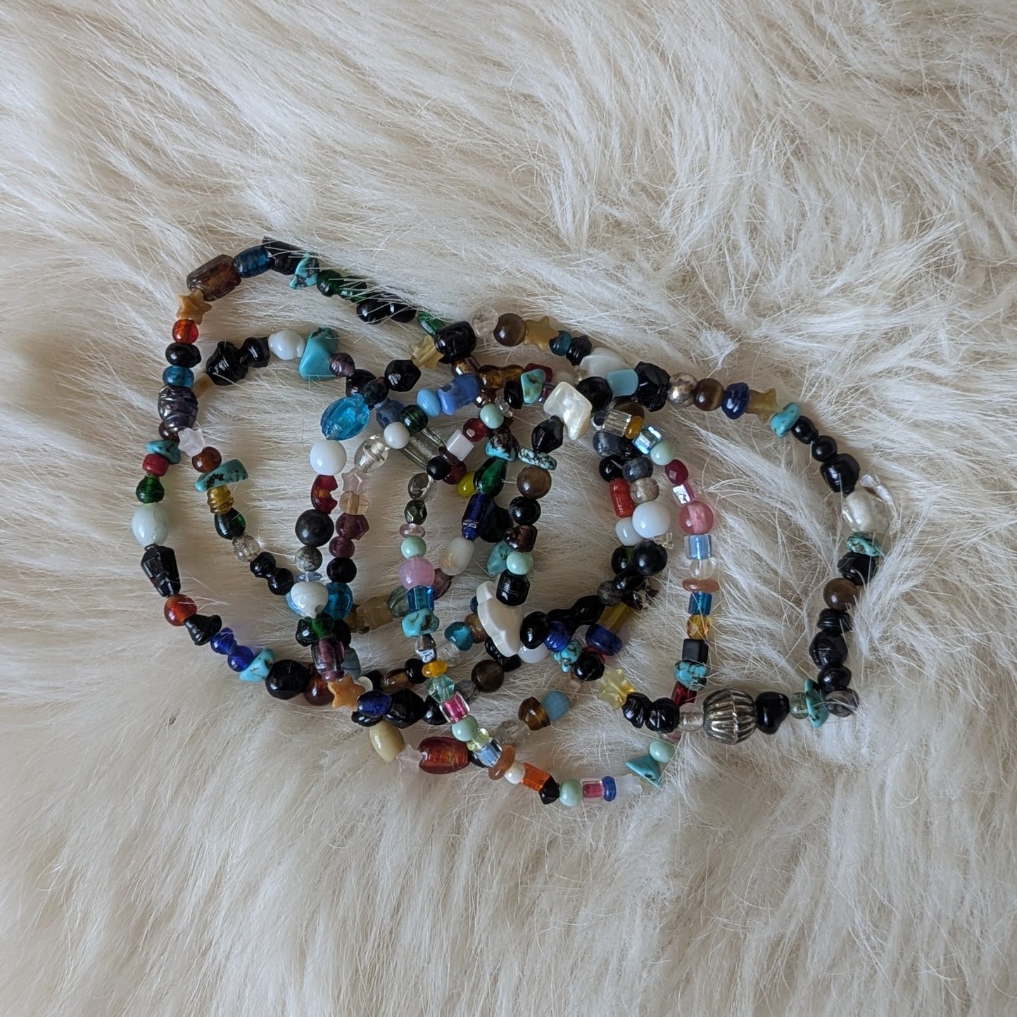 Crystal & Glass Bead Bracelets