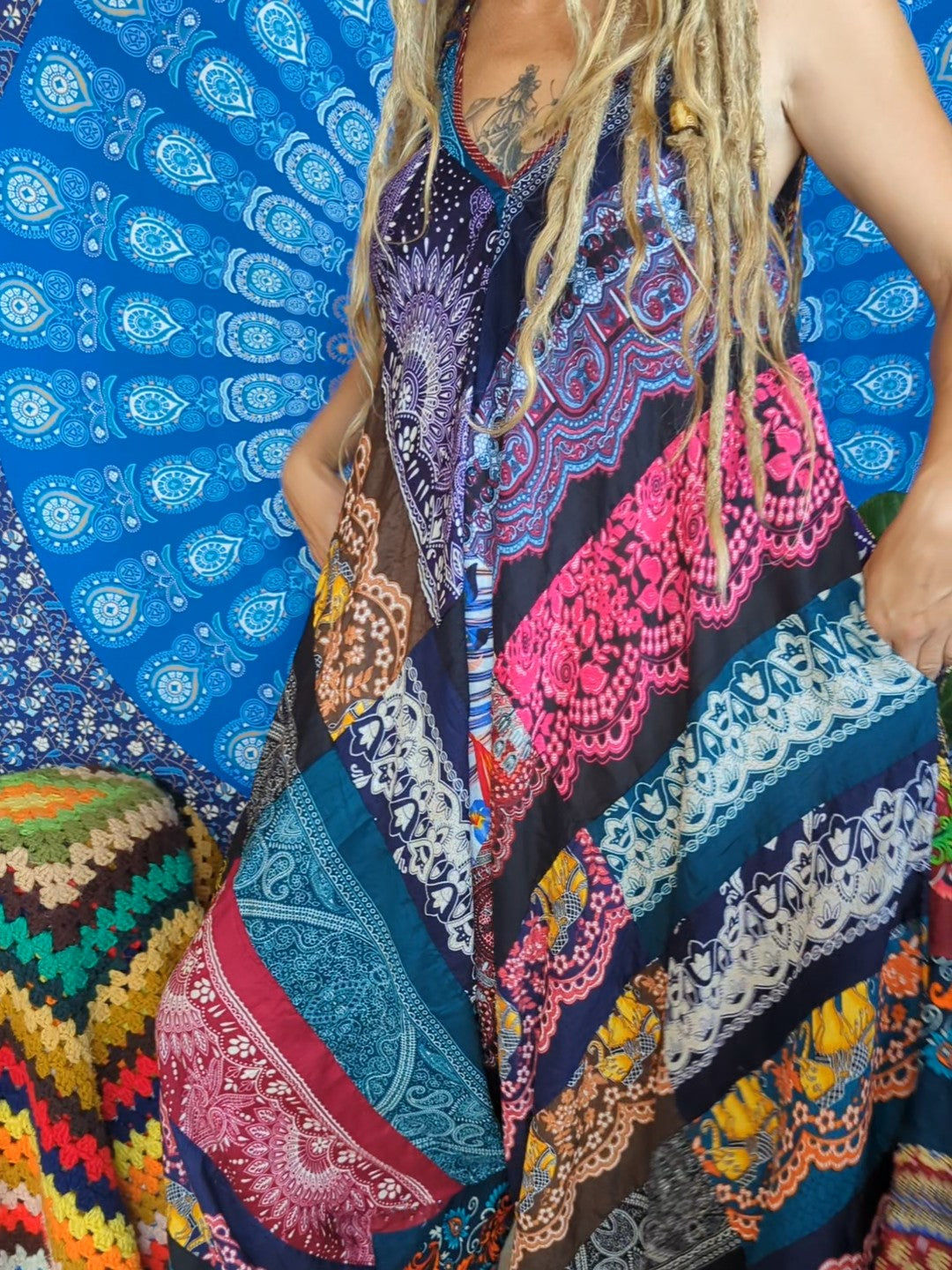 Patchwork Jumpsuit
